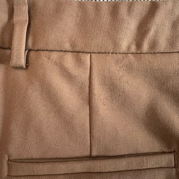 MMLAFLEUR Mejia Pant in Washable Wool Twill in Camel Size 0 - Picture 5 of 7
